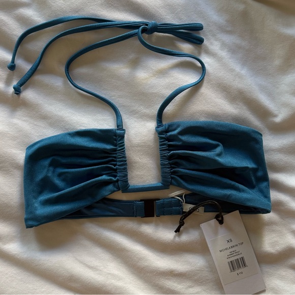 BNWT ONIA BIKINI SET (TOP + BOTTOM) IN MYKONOS BLUE - Picture 5 of 11